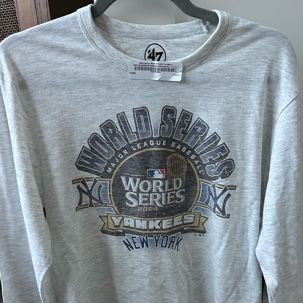 NWT: 47 Brand New York Yankees 2024 World Series Shirt